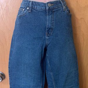 Womens Sonoma Size 12 short Life + Style Blue Stretch Jeans 30X29